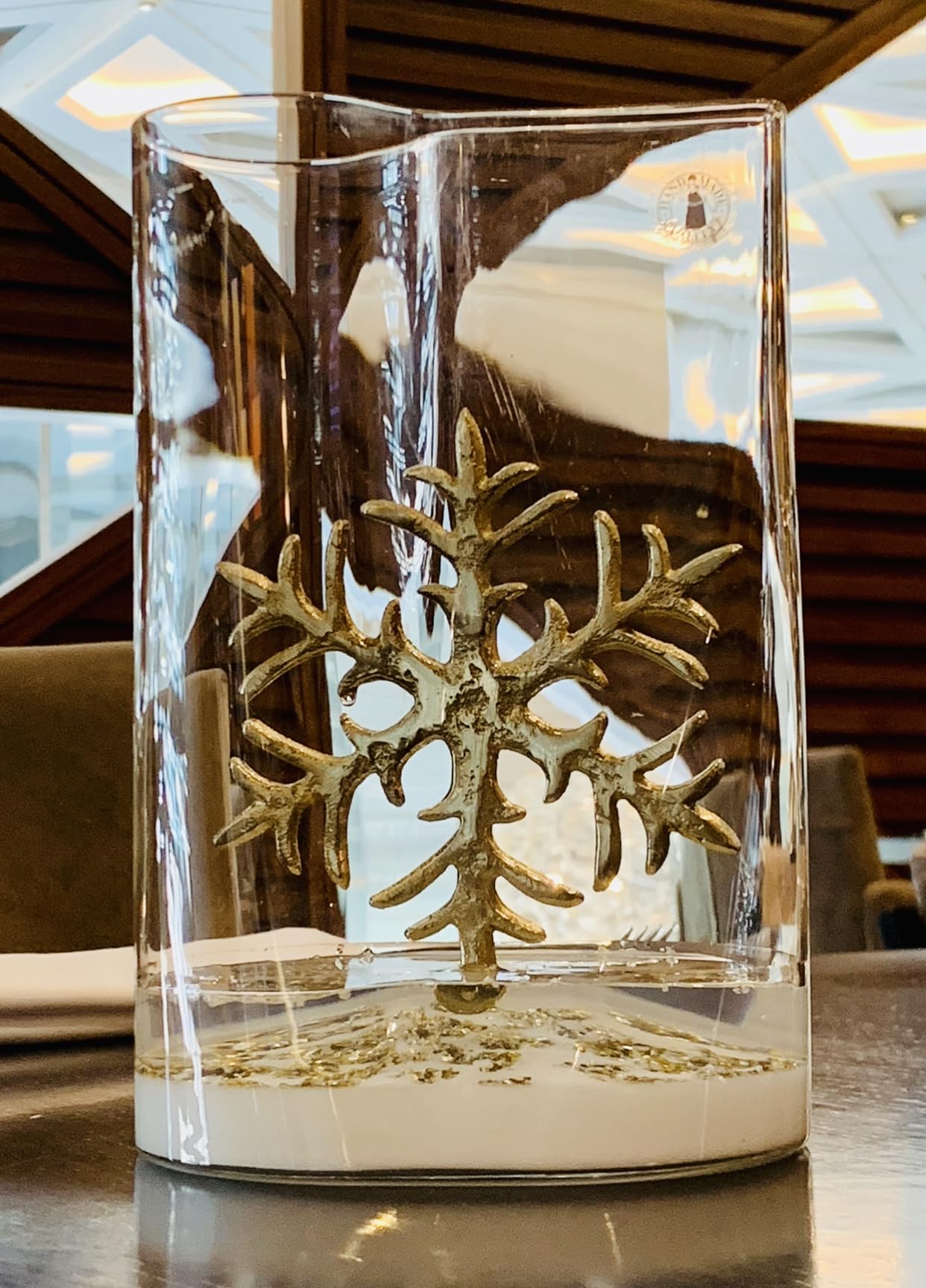 Floating Snowflake Christmas Decoration (Snowflake, Gold)