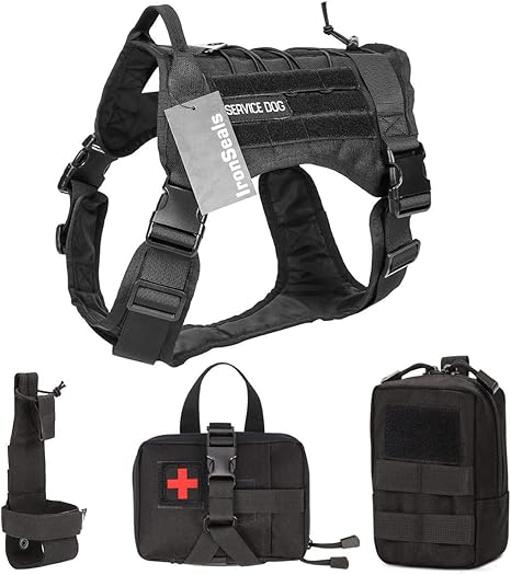 service dog vest with pouches