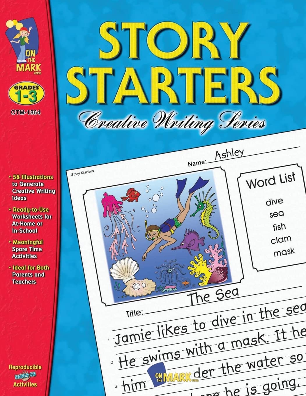 On The Mark OTM1864 Story Starters Grades 1-3