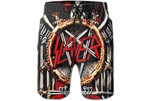 Mens Slayer Band Gifts Adult Drawstring Leisure Shorts