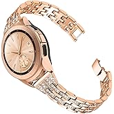 JOYOZY Women Girls Stylish Bands Compatible with Galaxy Watch 6/5/4/FE/7 40mm 44mm/Classic 42mm 43mm 46mm 47mm/Galaxy Watch Active 40mm/Active 2 40mm 44mm/Galaxy Watch 3 41mm/Garmin Vivoactive 3