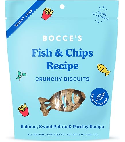 Bocce's Bakery Crispies Dog Treats - Low Calorie, Wheat-Free Training Treats, PB & Blueberry, 10 Oz - View #6