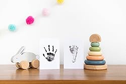 Pearhead Clean-Touch Ink Pad 4-Pack, Baby Handprint