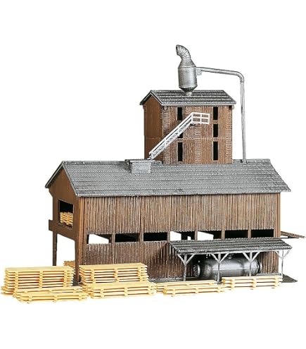 Amazon.com: Faller 232255 Sawmill Non-Powered Wthrd N Scale