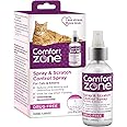 Comfort Zone Spray & Scratch Control Cat Calming Spray (2 x 2 Oz (4 oz Total))
