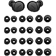 Rqker Eartips Compatible with Jabra Elite 65t, 75t, 3, 4, 7, 8, Active 8, Elite 10; 12 Pairs S/M/L Sizes Soft Silicone Tips, Gray