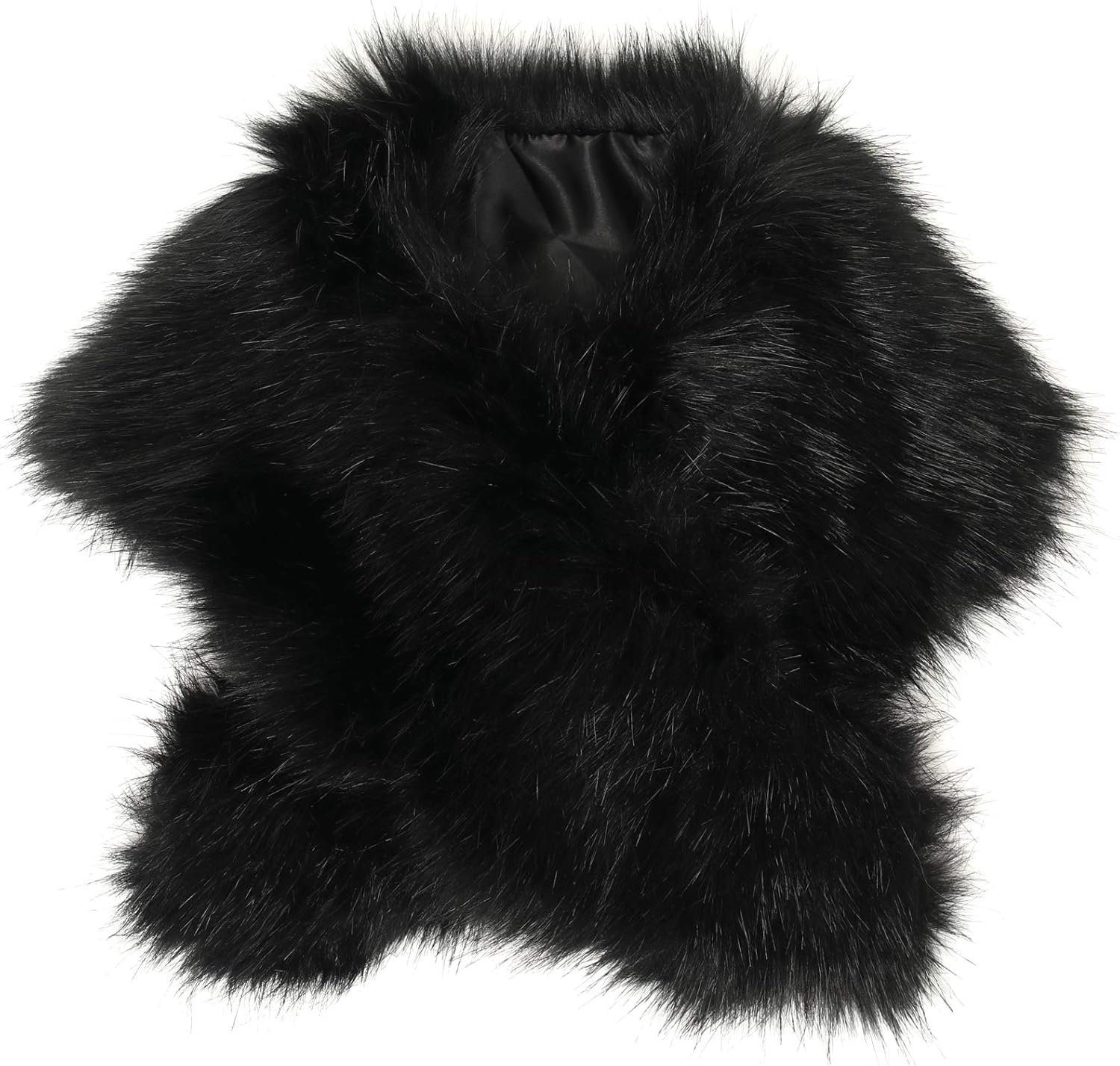 La Carrie Women's Faux Fur Collar Scarf Wrap Cold Winter Warmer: Clothing