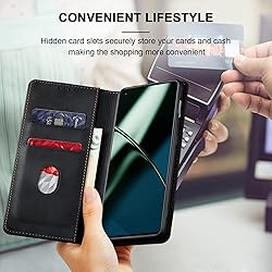 Jasonyu Flip Wallet Case for OnePlus 11 5G,Leather