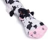 Petface Farmyard Buddies Lazy Moo Plush Dog Toy view 2