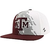 ZHATS NCAA Unisex-Adult NCAA Officially Licensed Hat Flat Snapback Z11 Retro Paintbrush