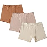 ORGANICKID Boys 100% Organic 100% Cotton Underwear GOTS Certified Kids Toddler Boxer Briefs Pack of 3