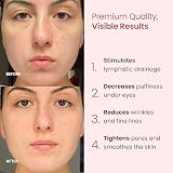 Plantifique Rose Quartz Roller & Gua Sha Set Facial Massager view 2
