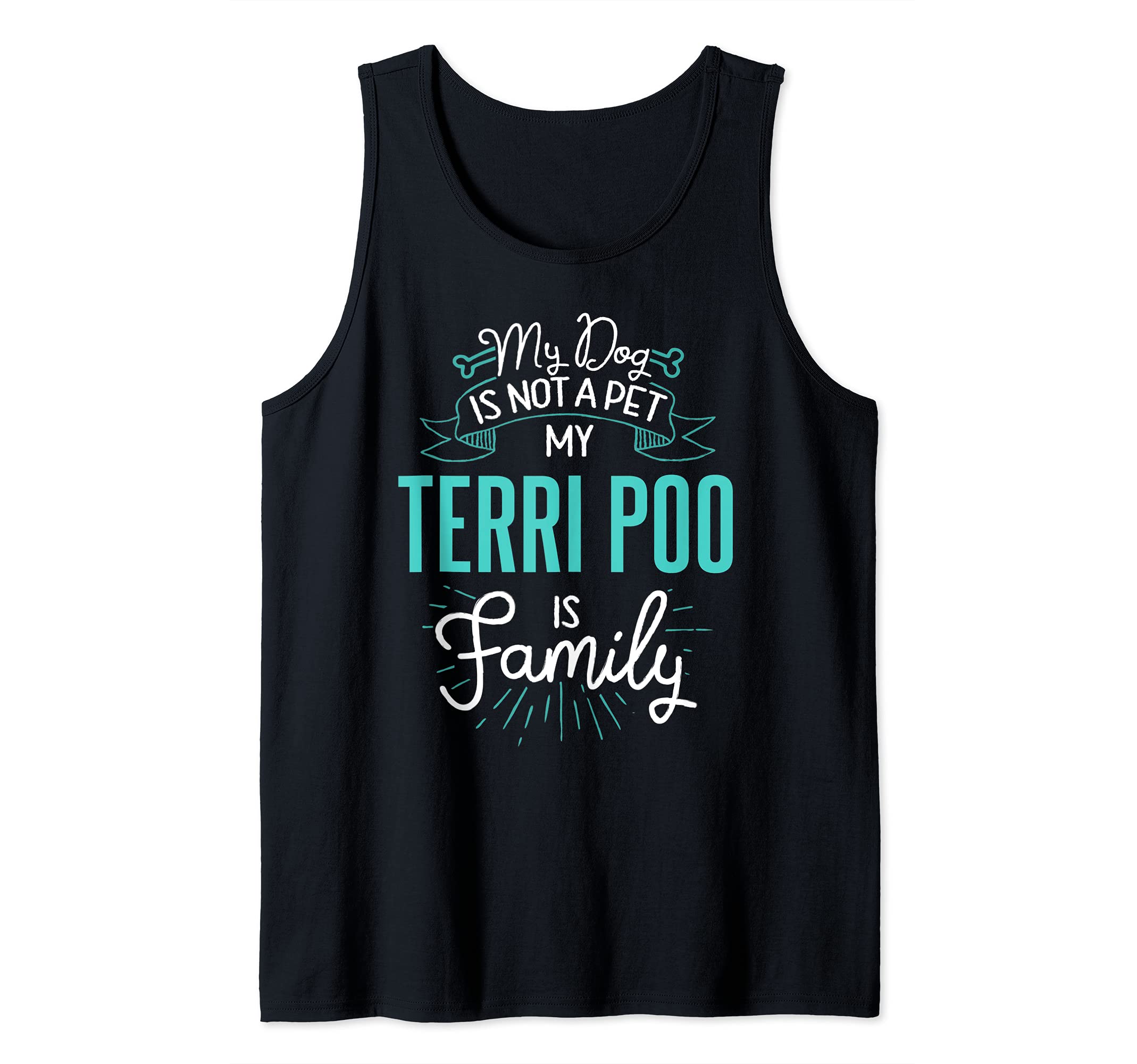 Cute Terri Poo Design Family Dog Giftn Tank Top