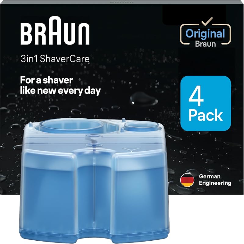 Braun Clean & Renew Refill Cartridges CCR 4 Count