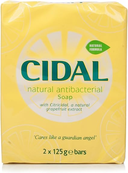 Cidal 250g Natural Antibacterial Soap - Pack of 2: Amazon.es: Belleza