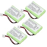 TOPCHANCES 4 Pcs 3.6V 800mAh Cordless Phone