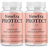 (2 Pack) New Era Protect Capsules, Official Newera Protect Pills for Women with All Natural Ingredients, Advanced New EraProtect Womens Health & Wellness Support Vitamin Supplement (120 Capsules)
