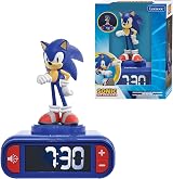 Lexibook Sonic Night Light Alarm Clock RL800SN Blue