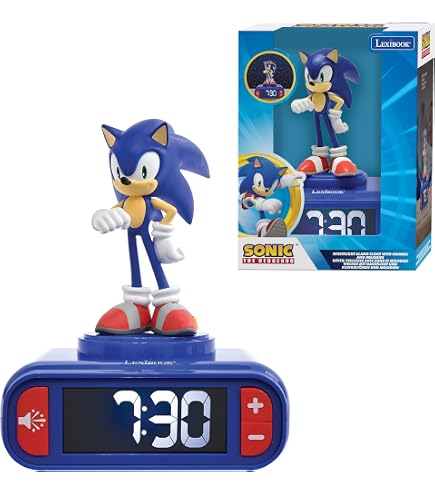 Sonic the Hedgehog ソニック　キャラクロック Amazon.com: Accutime Sonic The Hedgehog and Tails Back to Back 12