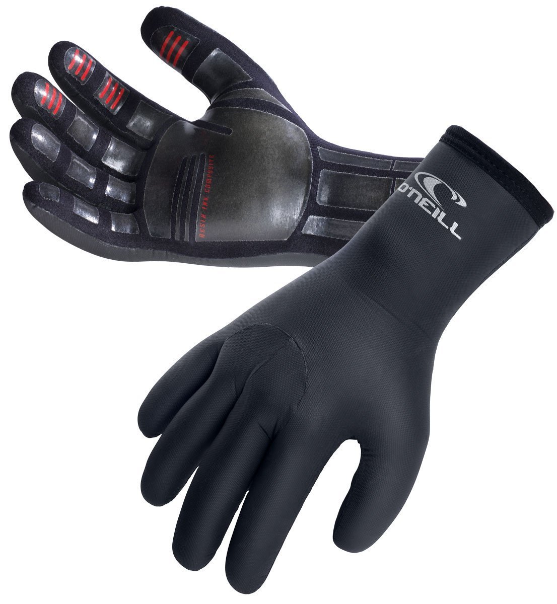 O'Neill Epic 3mm Gloves Black 2232 - Unisex - Formula Polygrip - Single lined