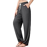 QIANXIZHAN Women's Joggers Pants, Sweatpants Lounge Yoga Boho Trousers with Pockets