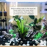FANTIAN 2 lbs Black Pebbles 30-50 mm Garden Fish Tank Decorative Stones view 5