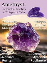 Rena Chris Amethyst Gua Sha Facial Tool Purple Natural Amethyst Stone view 2