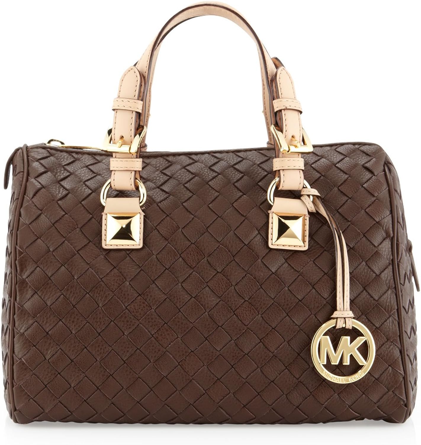 Michael Kors Grayson Woven Medium Leather