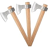 JXE JXO Throwing Tomahawks 3 Pack, Throwing Axes 16.5" Beech Handle for Axe Throwing