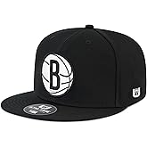 Ultra Game Men NBA Official Twill Snap Back Ultimate Black Baseball Cap Hat