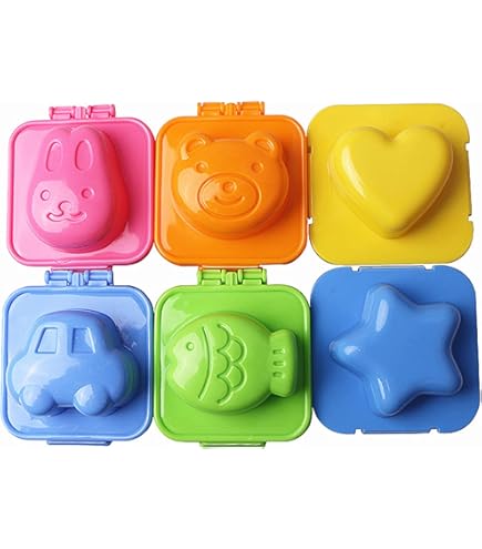 5-Piece Vietnamese Rice Shaper Mold Set - Heart, Rose Shapes For Wedding & Parties - View #4