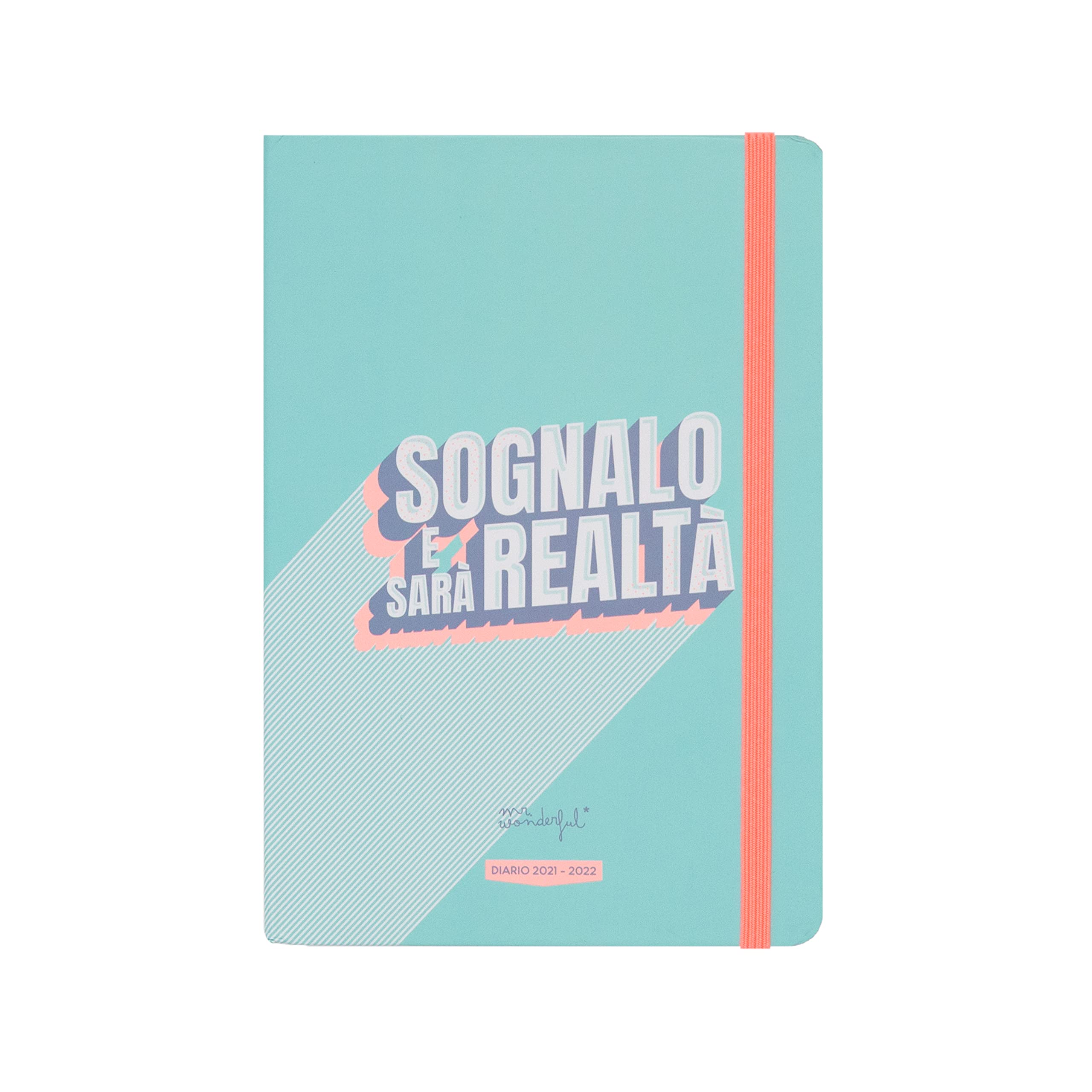 Mr. Wonderful Classic Small School Diary 2021-2022 Daily - Dream and Will Be Reality