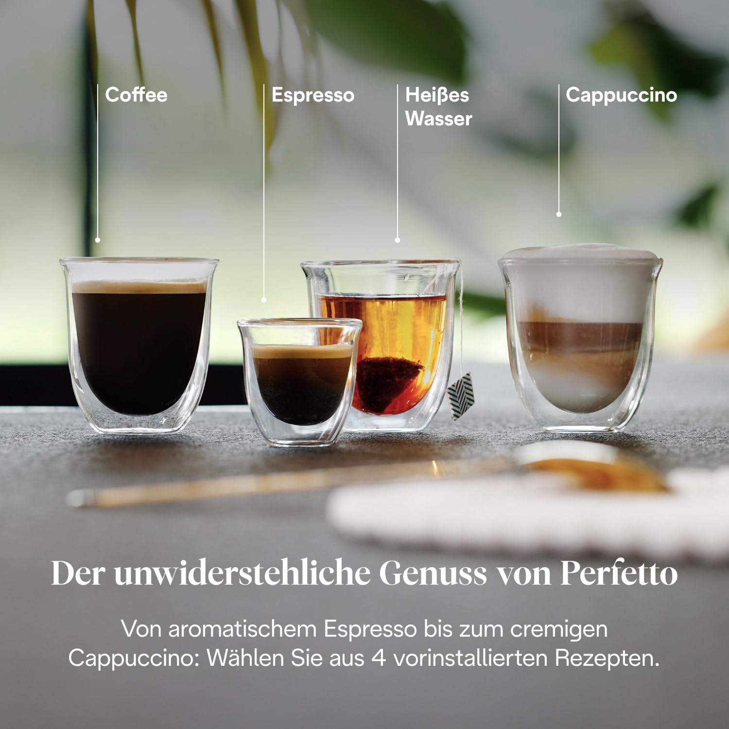 De'Longhi Magnifica Start - Perfetto Kaffeevollautomat mit LatteCrema-Milchaufschäumer, 4 One-Touch-Getränke, Cappuccino Kaffeemaschine, Soft-Touch-Bedienfeld, Schwarz-Grau (ECAM222.60.BG) 4