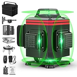 16 Lines Laser Level 4x360° Self Leveling Green