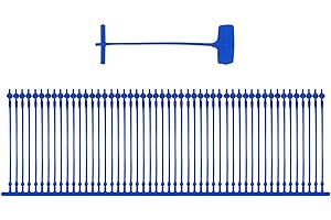 Satsonik 25mm(1 Inch) Blue Tag Gun Barbs (Fasteners) for Any Standard Price Labels Clothing Tagging Attachers - 5000 Pcs