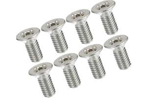 Partuto 8pcs Stainless Steel Brake Disc Rotor Screws Front Rear Retaining Hardware Bolts Kit 93600-06014-0H 51741440 for Hond