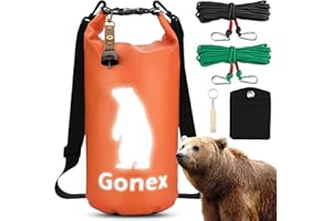 Bear Bag Hanaging System Waterproof Bear Bag for Food Backpacking 10L Ultralight Bear Proof Food Storage Bags Gear Kit for Ca