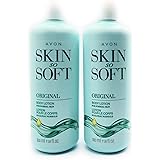 Lot of 2 Avon Skin So Soft Original + Jojoba Body Lotion 11.8 oz. ea.