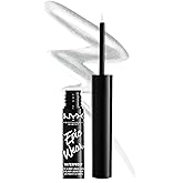 NYX PROFESSIONAL MAKEUP Epic Wear Metallic Liquid Liner, Long-Lasting Waterproof Eyeliner - Silver Metal