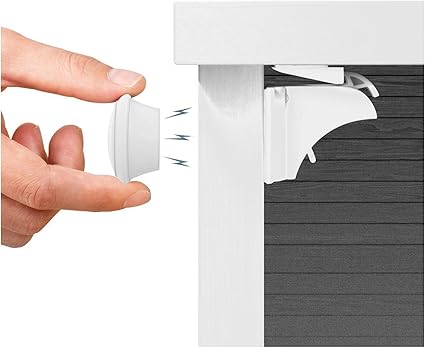 Amazon 引き出し ロック 安全磁気 キャビネットロック ストッパー 棚 扉 ロック 鍵 キャビネット マグネット 磁気 内側 はがせる 室内 食器棚用 耐震ロック 鍵 引き出し用鍵 スチールキャビネット 鍵 扉 取り付ける簡単 ケガ防止 子供赤ちゃん守る 地震対策 ロック 防災