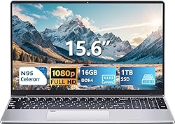 15.6 Inch Laptop, Gaming Laptop N95 Processor