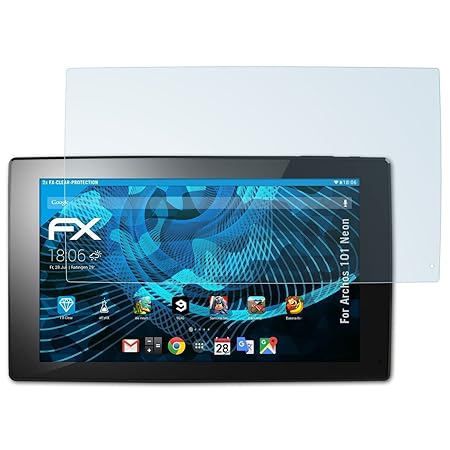 atFolix Schutzfolie kompatibel mit Archos 101 Neon Folie, ultraklare FX Displayschutzfolie (2X)