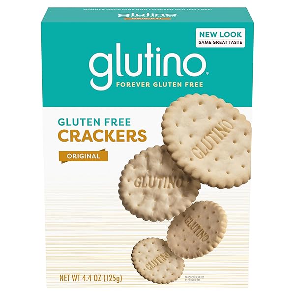 GLUTINO GLUTEN FREE SNACK CRACKERS, PREMIUM ROUNDS, ORIGINAL,...