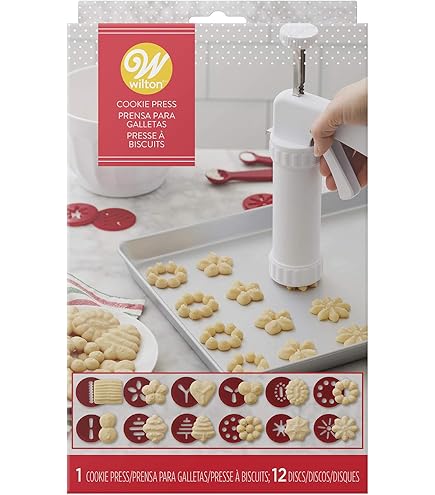 Ancien kit de presse à biscuits en aluminium miroir DIAL-A-COOKIE dans