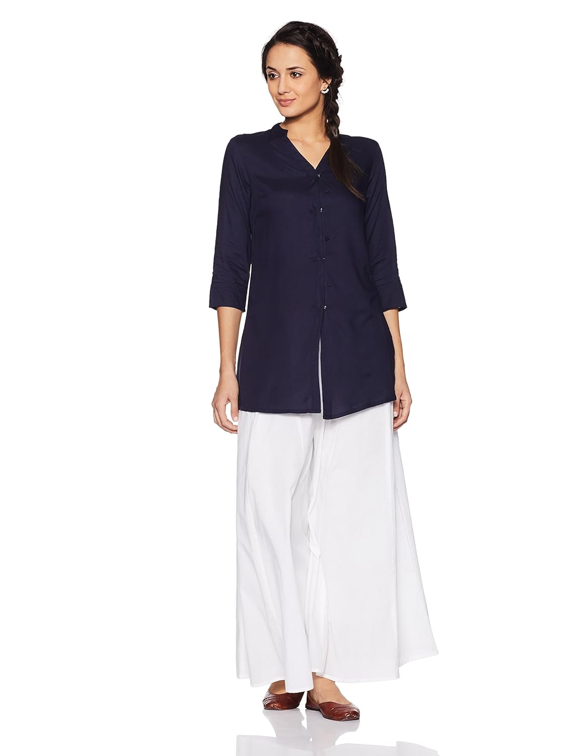 pink by juniper women's straight rayon kurta