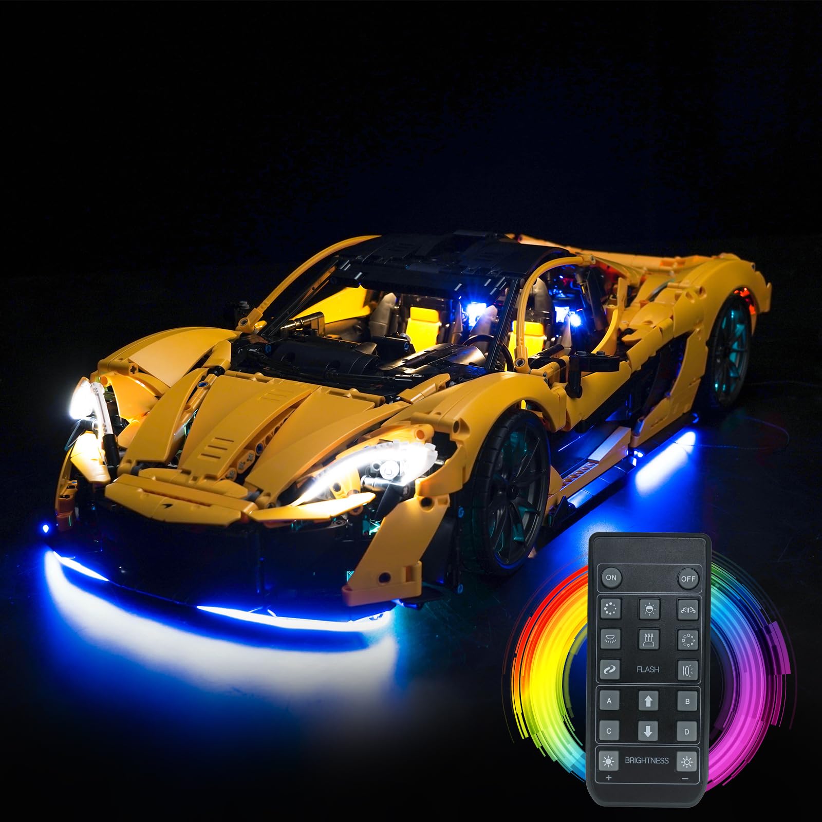RC Light Kit for Lego 42172 McLaren P1, Lighting Set for Lego Technic McLaren P1 Set - Not Include Models, Just Light Kit — image 1