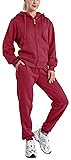 LeeHanTon Sherpa Track Suits for Women Set Athletic
