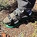 ALEKO AP214 Lawn Garden Sharp Aerating Spike Shoes, Green Color