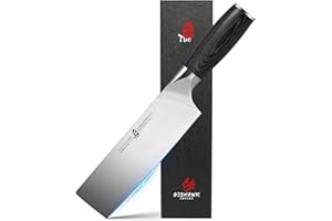 TUO Nakiri Knife 6.5 inch Japanese Chef Knife Vegetable Fruit Cleaver Usuba Knife German HC Super Steel Ergonomic Pakkawood H