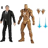 Hasbro Marvel Legends Series , Action Toy 2-Pack Happy Hogan and Iron Man Mark 21, Infinity Saga Characters, Premium Design, 2 Figures and 5 Accessories, Multicoloured (F0191)
